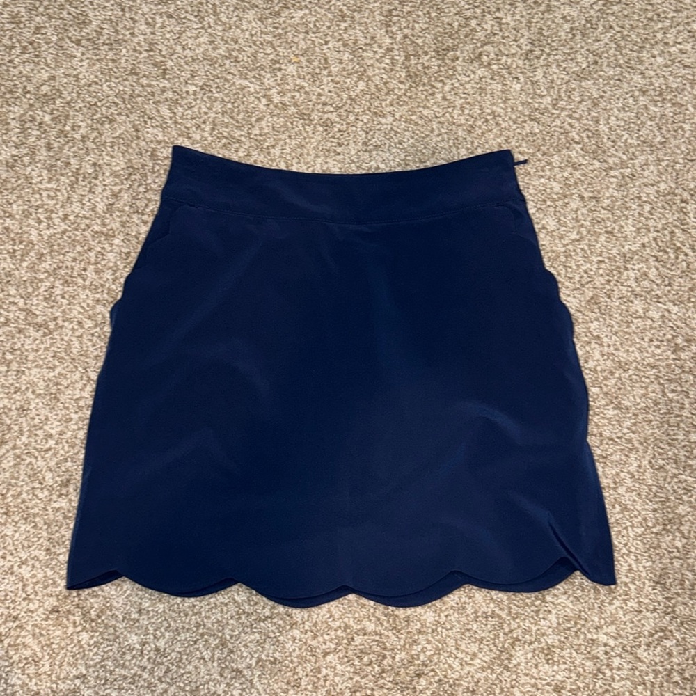 COPY - Vineyard Vines 17” performance scalloped skort - navy size 0